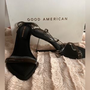 Good American wedge sandals